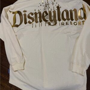 Disney Cream and Gold Long Sleeve Tee